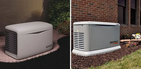 Kohler vs Generac Generator (2022): Which Standby Generator Is Better? - Compare Before Buying Generac Generator Home, Home Backup Generator, Generac Generator, Generator Transfer Switch, House Generator, Repurposed Headboard, Whole House Generators, Backup Generator, Generator House