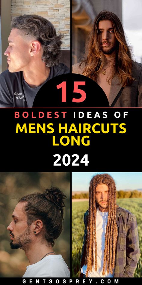 Explore the latest trends in men's grooming for 2024 with our exclusive guide to 15 men's haircuts long. Whether you prefer top short on sides, messy styles, or high fades, we've got the perfect inspiration for you. Dive into the world of straight, curly, and wavy long haircuts to ensure you're on top of your style game throughout the year. Elevate your look and leave a lasting impression. Haircuts Long, Guy Haircuts Long, Long Haircuts, Layered Cut, Men's Haircuts, Side Hairstyles, High Fade, Trendy Top, Best Of Both Worlds