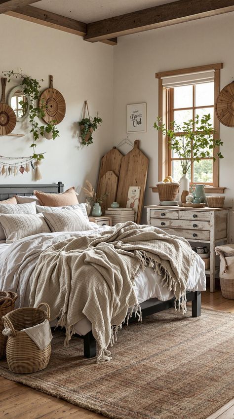 Sage Green Farmhouse Bedroom Romantic Bedrooms For Couples, Cozy Master Bedrooms Decor Romantic, Romantic Master Bedrooms Decor, Sage Green Farmhouse Bedroom, Green Farmhouse Bedroom, Master Bedrooms Decor Romantic, Sage Green Farmhouse, Bedroom Ideas For Couples Romantic, Bedroom Decor Romantic