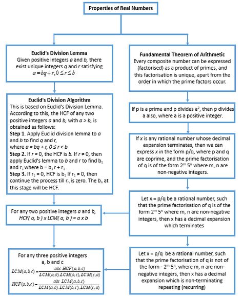 Class 10 Maths Real Numbers Properties Real Numbers Class 10 Notes, Maths Class 10 Notes, Class 10 Maths Formulas, Real Numbers Class 10, Maths Formula Book, Science Exhibition Projects, Math Art Projects, Math Formula Chart, Formula Chart