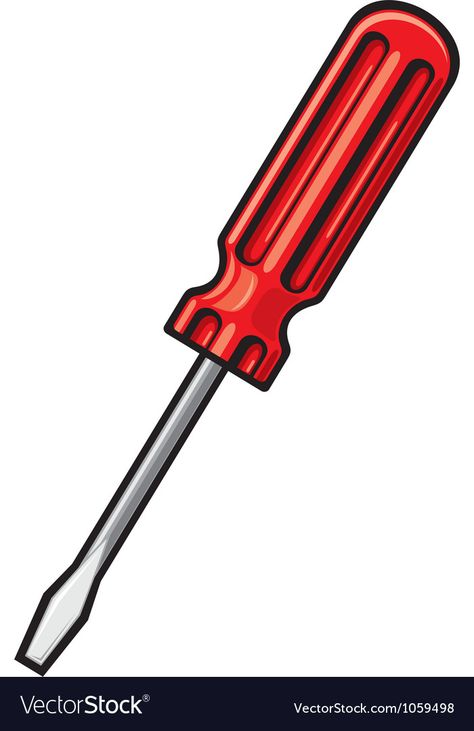 Screwdriver Drawing, Dresser Painting, Beer Icon, Screw Drivers, Apple Vector, Hair Salon Design, Cross Vector, Diamond Vector, Palm Tree Silhouette