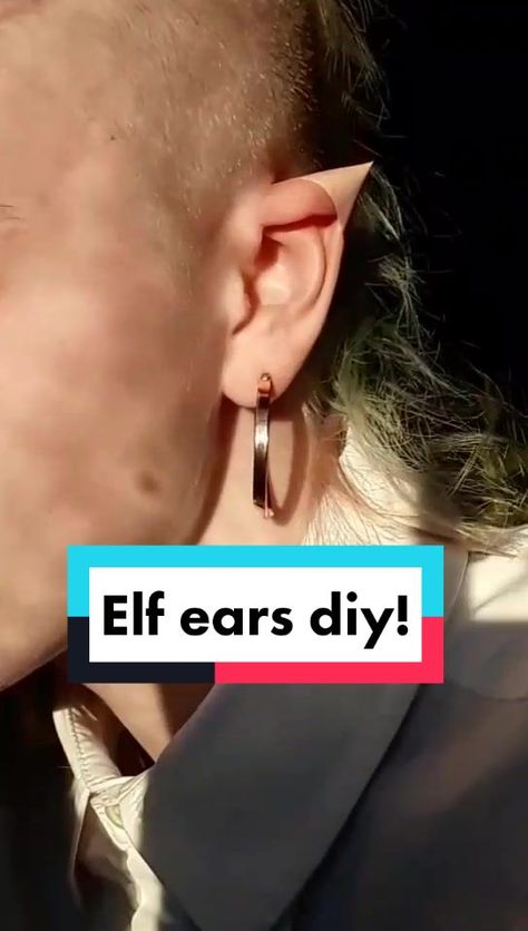 Homemade Elf Ears, Make Elf Ears, Diy Elf Ears, Diy Elf, Ren Fair, Elf Costume, Elf Ears, Elf, Nails