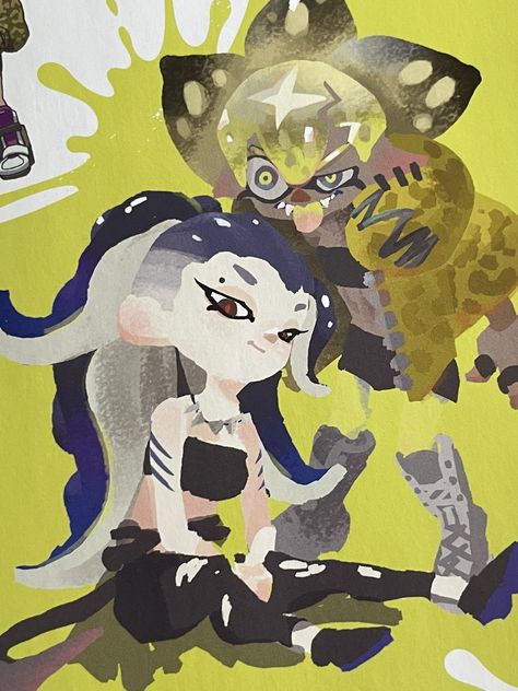 Splatoon Outfits, Splat Tim, Splatoon Memes, Splatoon 2 Art, Splatoon 3, Art Block, Splatoon, Pretty Art, Character Design Inspiration