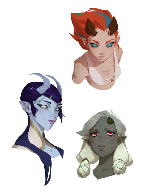 Three Eyes Character, Tiefling Child, Tiefling Character Art, Tiefling Character Design, Tiefling Oc, Demon Ideas, Floating Forest, Third Eye Art, Dnd Tiefling