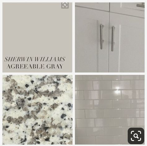 Aesthetic White Vs Agreeable Gray, Agreeable Gray Kitchen Walls White Cabinets, Agreeable Grey Kitchen Walls, Agreeable Grey Kitchen, Agreeable Gray Kitchen Walls, Agreeable Gray Kitchen Cabinets, Lake House Remodel, Agreeable Grey, Greige Kitchen