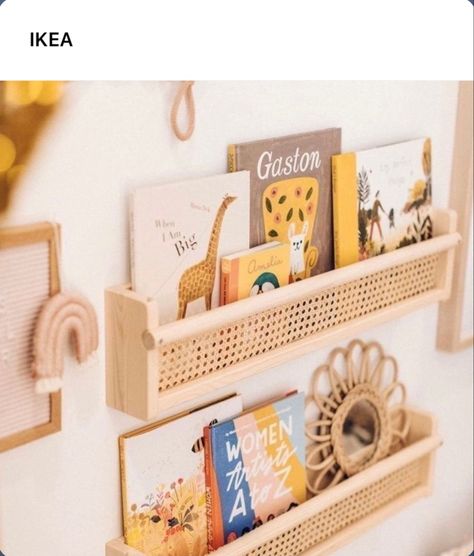 Ikea Display, Cane Shelf, Decor Studio, Nursery Baby Room, Toddler Bedrooms, Big Girl Rooms, Baby Bedroom, Nursery Inspiration, Display Rack