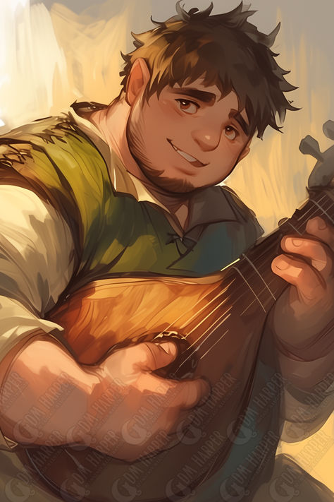 (CG Halfling Bard) Entertainer at Northurrow’s End, Goldenfields, Storm King's Thunder Halfling Rogue Male, Halfling Character Art Male, Dnd Halfling Male, D&d Bard, Halfling Rpg, Bard Character Art, Halfling Character Art, Halfling Dnd, Halfling Fighter