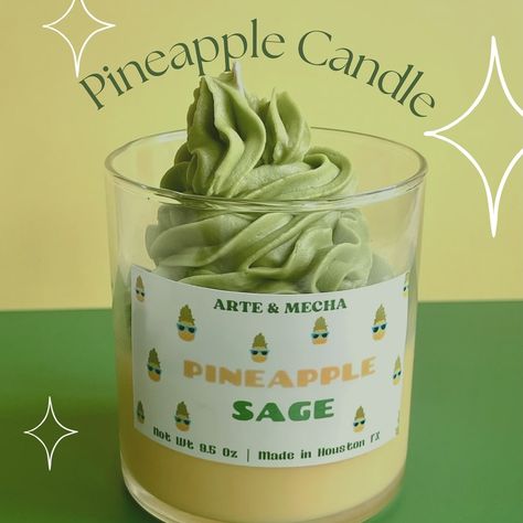 Indulge in the tropical essence of our pineapple candle 🍍✨ Let its sweet and refreshing scent transport you to a serene island paradise. Perfect for setting the mood and unwinding. #TropicalVibes #CandleLove #homefragrance Pineapple Candles, Pineapple Sage, Tropical Vibes, Home Fragrance, Pineapple, Candles