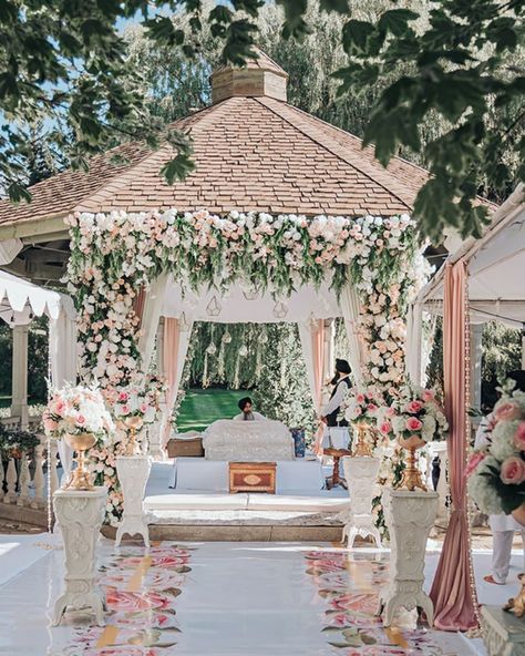 Mandap Decor, Gazebo, Wedding Planning, Wedding Decorations, Outdoor Structures