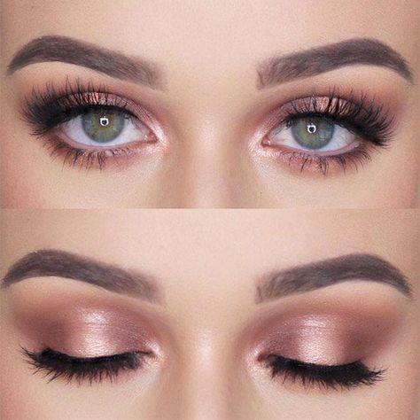 Here is some advice on eye makeup styles for you to try. Every girl loves to play around with makeup. Let us experiment together! #makeuptips Machiaj Smokey Eyes, Romantic Eye Makeup, Wedding Hairstyles And Makeup, Makeup Tip, Wedding Makeup Tips, Pink Eye Makeup, Eye Makeup Styles, House Of Lashes, Soft Glam Makeup