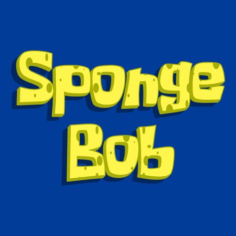 Spongebob Logo, Comic Font, Series Characters, Text Generator, Logo Text, 3d Background, Dotted Line, 3d Logo, Text Effect