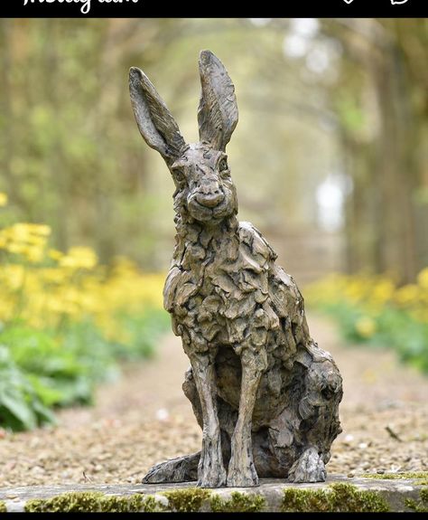 Hare Sculpture, Art Walls, Rabbit Sculpture, Bunny Art, Peter Rabbit, Rabbits, Wood Art, Drawers, Sculpture