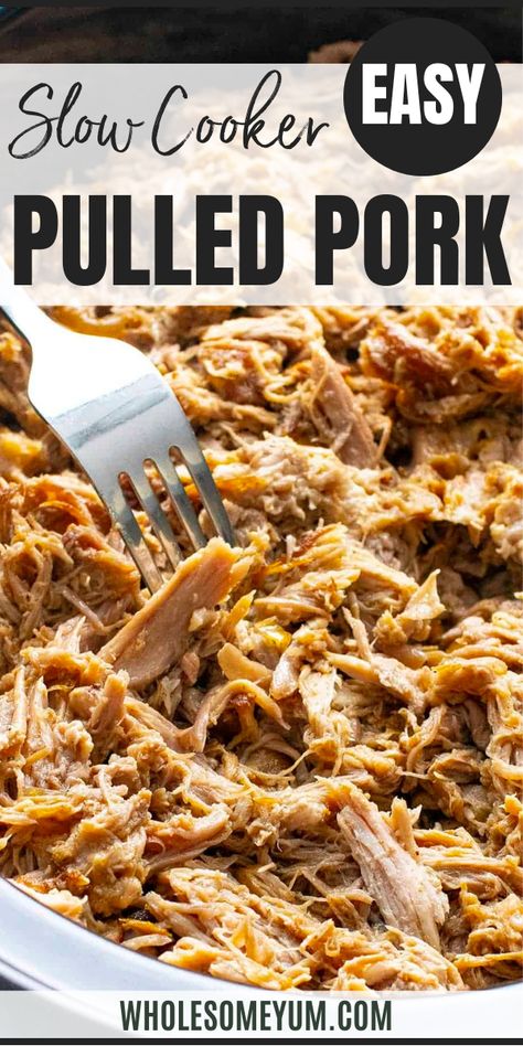 Slow Cooker Pulled Pork Recipe Leftover Smoked Pork, Shredded Pork Crockpot, Pulled Pork Crock Pot Recipes Easy, Pulled Pork Dip, Pork Dip, Pork Loin Pulled Pork, Tenderloin Recipes Crockpot, Easy Pulled Pork Crock Pot, Slow Cooker Pulled Pork Recipe