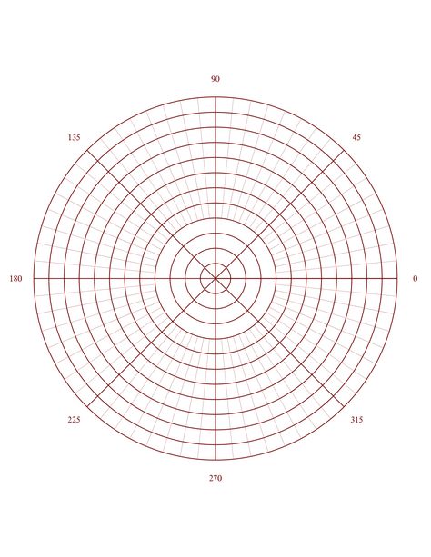 ?Free Printable Polar Graph Paper Template in PDF? Beading Stencils, Graph Paper Template, Tenerife Lace, Circle Graph, Draw Mandala, Printable Graph Paper, Celestial Tattoo, Paper Templates Printable, Graph Paper Designs