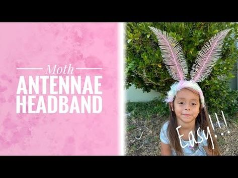 Making Moth Antennae | A Tutorial~ - YouTube Moth Antenna Headband Diy, Moth Diy Costume, Moth Antenna Headband, Diy Moth Antenna, Diy Moth Costume, Moth Costume Diy, Moth Headband, Moth Antenna, Moth Wings