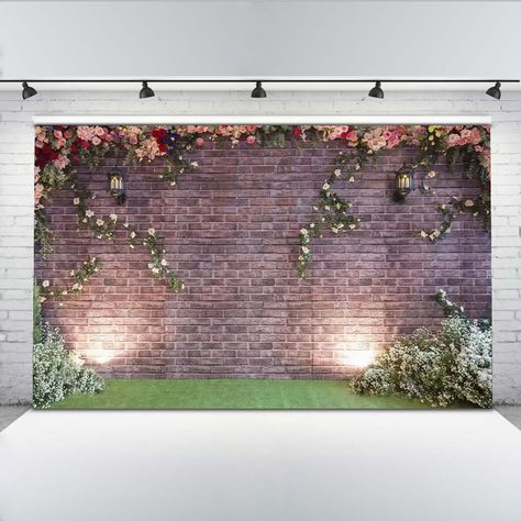 Find More Background Information about Mehofoto Photography Backdrops Retro Brick Wall Background Wedding Flower Photo backdrop Vinyl Seamless Cloth Computer Pritned,High Quality Background from Backdrop Store on Aliexpress.com Brick Wall Wedding Backdrop, Brick Wall Wedding, Rose Flower Photography, Backdrop Engagement, Engagement Flowers, Grass Photography, Pink Flower Wall, Quality Background, Brick Wall Backdrop