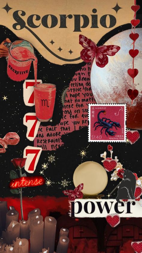 Scorpio Moodboard #scorpio #art #beauty #vintage Iphone Wallpaper World, Zodiac Mind Scorpio, Mirror Collage, Scorpio Art, Astrology Scorpio, Scorpio Birthday, 33rd Birthday, Scorpio Season, Birthday Wallpaper