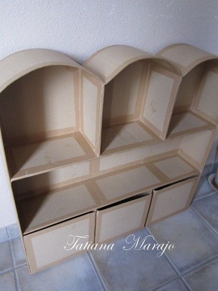 Cardboard Shelves, Cardboard Box Storage, Wood Toy Chest, Cardboard Recycling, Diy Recycled Projects, Furniture Design Sketches, Cardboard Crafts Diy, Easy Room Decor, Diy Plaster