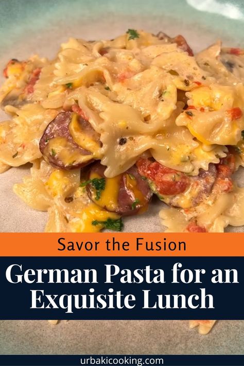 Embark on a culinary adventure like no other with our German Pasta for Lunch Recipe.This delightful dish marries the elegance of Italian pasta with the bold and authentic flavors of Germany. Each bite is a journey to the heart of Germany, where textures and tastes harmonize into an extraordinary lunch experience.What makes German Pasta truly exceptional is the ingenious fusion of ingredients that dance together, creating a symphony of flavors. Click now to experience this unique culinary delight German Pasta Recipes, German Noodles Recipes, German Pasta Salad, German Pasta Salad Recipes, Vegetarian German Food, German Spaghetti, German Pasta, Typical German Food, Pasta For Lunch