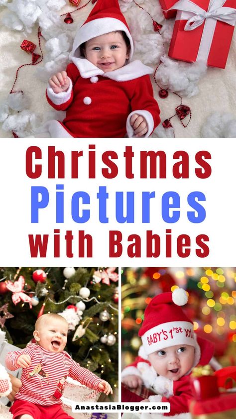 Christmas Pictures for Babies Christmas Pics For Baby, 3 Month Baby Christmas Pictures, Christmas Crafts For Babies First, Baby Christmas Diy Photoshoot, Baby Candy Cane Picture, Infant Christmas Picture Ideas, Christmas Photo Shoot Ideas For Toddlers, Christmas Cozy Photoshoot, 10 Month Old Christmas Pictures