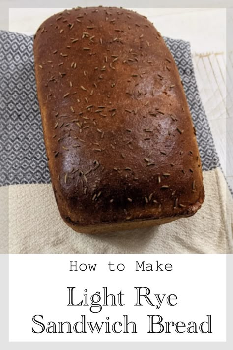 Rye Sandwich Bread Recipe, Sandwich Rye Bread Recipe, How To Make Rye Bread At Home, Rye Bread Recipe Sandwiches, Bread Maker Rye Bread Recipe, Bread Machine Rye Bread Recipe Simple, Homemade Rye Bread Recipes, Sourdough Rye Sandwich Bread, Easy Rye Bread Recipes For Beginners