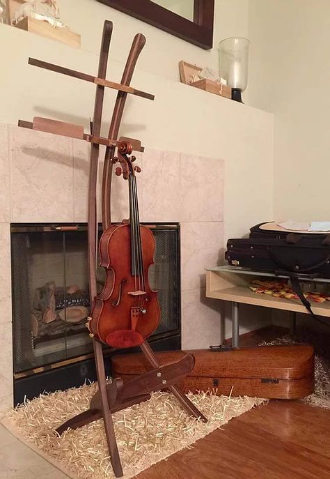 Cello Stand, Violin Stand, Wooden Music Stand, Viola Music, Violin Art, Music Stands, Fondant Rose, Music Stand, Music Life