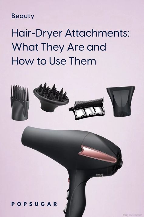 What Do the Different Attachments on Hair Dryers Do? Hair Dryer Comb Attachment, Hair Dryer Accessories, Hair Blower, Hair Dryer Diffuser, Hair Dryer Comb, Hair Blow Dryer, Best Hair Dryer, Hair Dryers, Blow Dryer