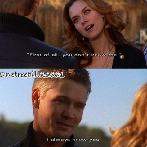 Lucas And Peyton, One Tree Hill Quotes, Michael Murray, Hill Quotes, Peyton Sawyer, Relationships Goals, Dawsons Creek, Chad Michael Murray, Tree Hill