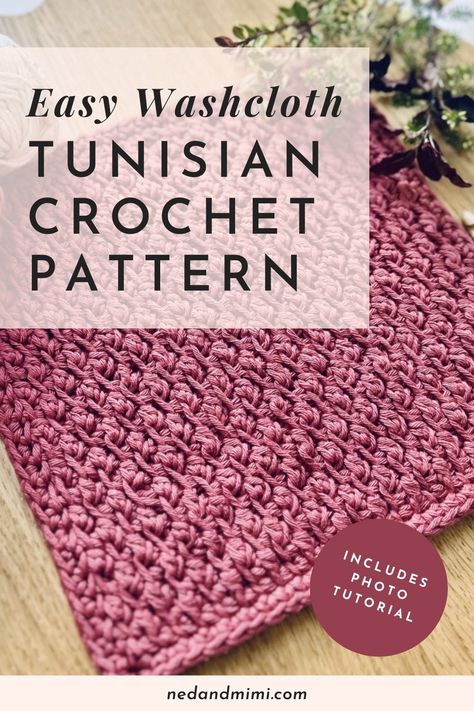 If you’ve dabbled in Tunisian crochet and are ready to try something new, this Tunisian Alpine Stitch Dishcloth is the perfect project for you!
The stitch pattern features a super-easy repeat that combines the Tunisian simple stitch (Tss) and Tunisian double crochet (Tdc) to create a rich texture similar to the regular alpine stitch used in standard crochet.
This dishcloth is not only functional but also gives you the chance to expand your Tunisian crochet skills. Whether you’re gifting it or ke Afghan Stitch Tunisian, Tunisian Dishcloth Patterns Free, Tunisian Crochet Stitches Free, Tunisian Crochet Dishcloth, Tunsinian Crochet Pattern Free, Tunisian Crochet Washcloth, Tunisian Crochet Patterns Free Beginner, Free Tunisian Crochet Patterns, Crochet Gift Patterns Free