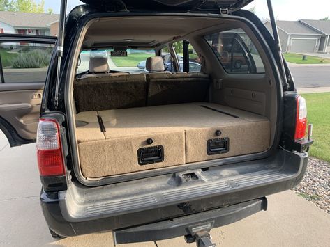 4runner Conversion, Camping 4runner, Toyota Four Runner, Outdoor Gear Organization, Minivan Life, 4runner Build, Toyota Surf, 4th Gen 4runner, Four Runner