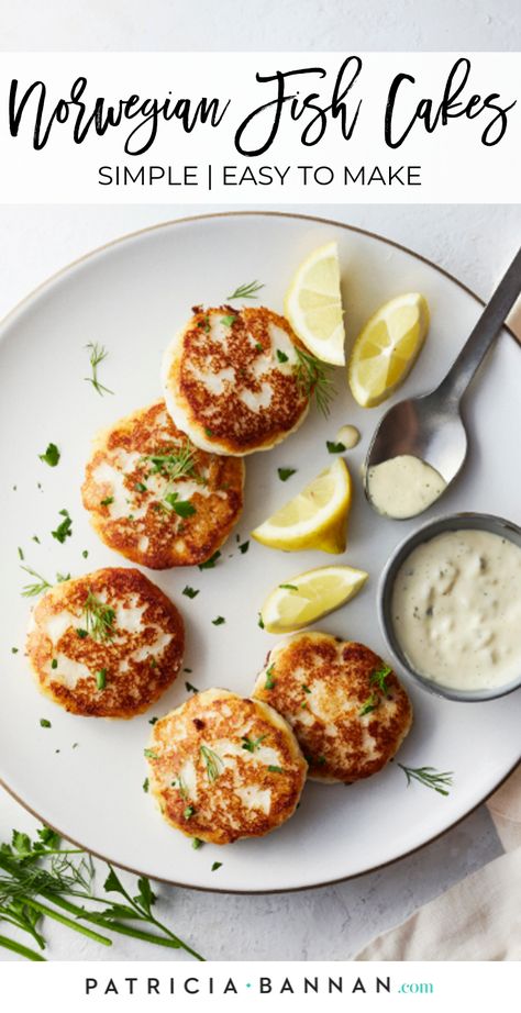 October is National Seafood Month, so be sure to celebrate with these simple Norwegian Fish Cakes! #seafood #seafoodrecipes #seafooddishes #fishrecipes #healthyrecipes #fishcakes Norwegian Cuisine, Nordic Diet, Viking Food, Fish Cakes Recipe, Nordic Recipe, Fish Cakes, Norwegian Food, Scandinavian Food, Fish Recipes Healthy