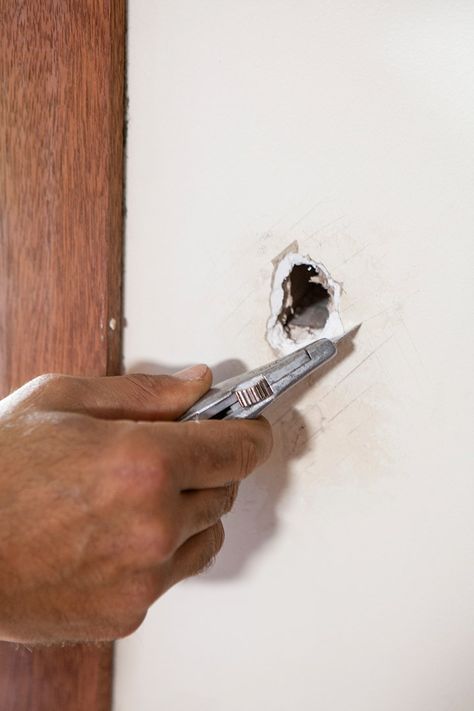 Holes In Wall, Sagging Door, Women Health Care, Weekend Projects, Plaster Walls, Homes And Gardens, Better Homes And Gardens, Better Homes, Like A Pro