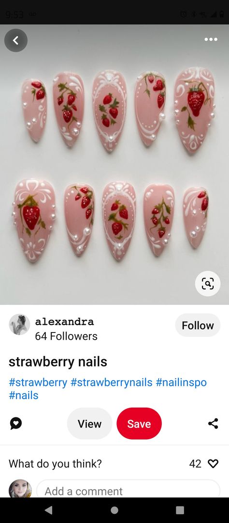 Tea Party Nails, Berry Nails, Party Nails, Nails Inspiration, Nail Inspo, Tea Party, Nail Designs, Nail Art, Tea