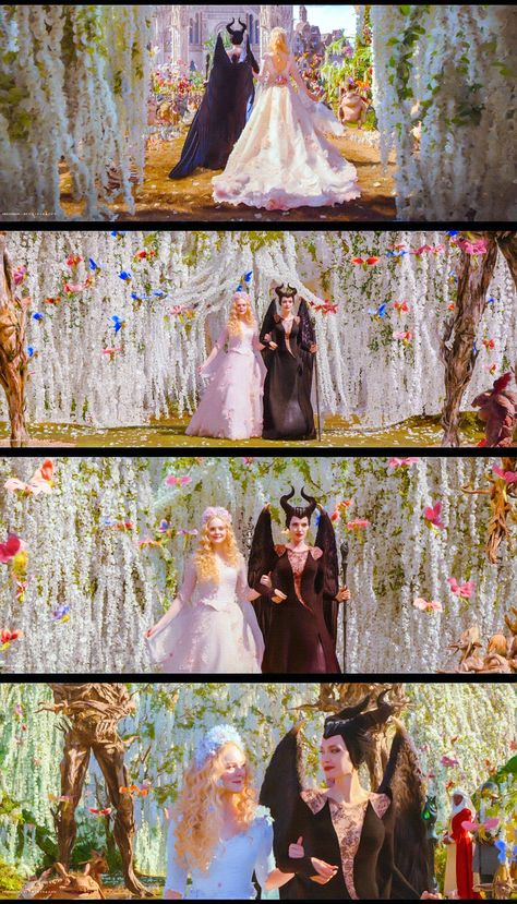 Aurora Wedding Maleficent, Maleficent Wedding Scene, Malificent Wedding Dress, Aurora Wedding Dress Maleficent, Maleficent Wedding, Maleficent And Aurora, Maleficent Aesthetic, Aurora Wedding Dress, Maleficent Aurora