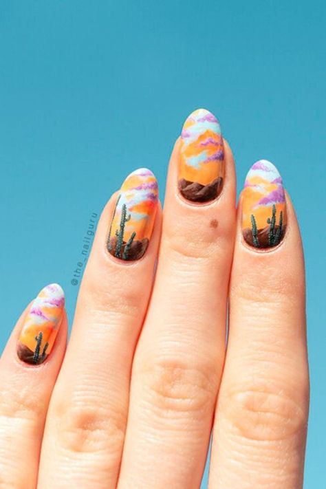 https://www.robbins111.site/ Desert Nails, Rodeo Nails, Summer Desert, Idea For Summer, Western Nails, Aesthetic Rooms, Nail Games, Mani Pedi, Hair Hairstyles