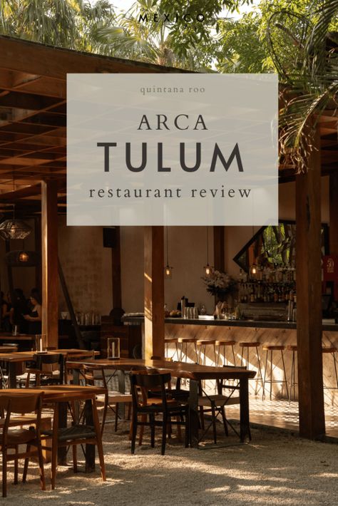 What's it like to eat at ARCA Tulum. Uncover our restaurant review of ARCA Tulum and know what to expect before your visit. arca tulum | tulum restaurants | best restaurants in tulum | tulum food | where to eat in tulum Lunch Menu Design, Arca Tulum, Tulum Food, Restaurants In Tulum, Tulum Restaurants, Wood Fired Cooking, Quintana Roo Mexico, Grill Set, Yucatan Peninsula