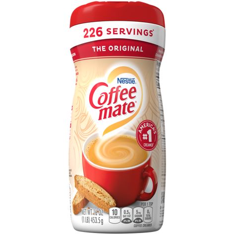 Coffee Mate Creamer, Powdered Coffee Creamer, Powder Coffee Creamer, Nestle Coffee Mate, Nestle Coffee, Flavored Coffee Creamer, Milk Plant, Non Dairy Creamer, Coffee Mate