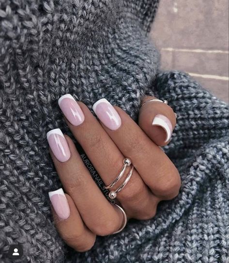 French Tip Nail Designs, Fall Manicure, French Manicure Nails, Cute Gel Nails, Bright Nails, White Nail, Neutral Nails, Elegant Nails, Classy Nails