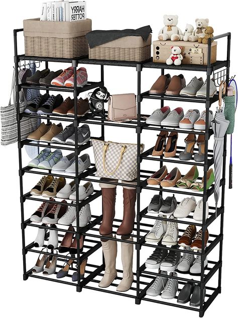 Large Shoe Storage, Large Shoe Rack, Small Shoe Rack, Garage Closet, Cabinet For Bedroom, Shoe Stand, Shoe Rack Organizer, Metal Shoe Rack, Entryway Closet