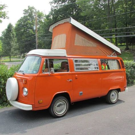 1974 VW Bus Camper Westfalia For Sale in DuBois, PA Vw Camper Bus, Kombi Camper, Vw Bus Interior, Vw Bus T2, Pop Top Camper, Vw Westfalia, Big Birds, Bus Interior, Volkswagen Type 2