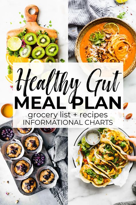 Free Healthy Meal Plans, Gut Healthy Foods, Low Fodmap Foods, Healthy Gut Diet, Eat Natural, Healthy Gut Recipes, Fodmap Foods, Healthy Meal Plan, Gut Health Recipes