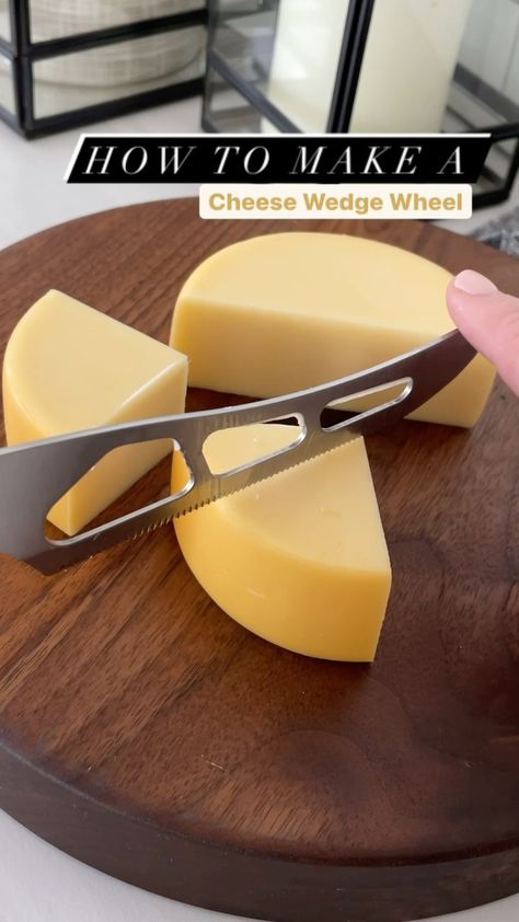 Smoked Gouda Charcuterie Board, How To Cut Round Cheese, Round Cheese Board Ideas, How To Cut Gouda For Cheese Board, Moon Cheese, Snack Boards, Charcuterie Board Meats, Charcuterie Ideas, Museum Ideas