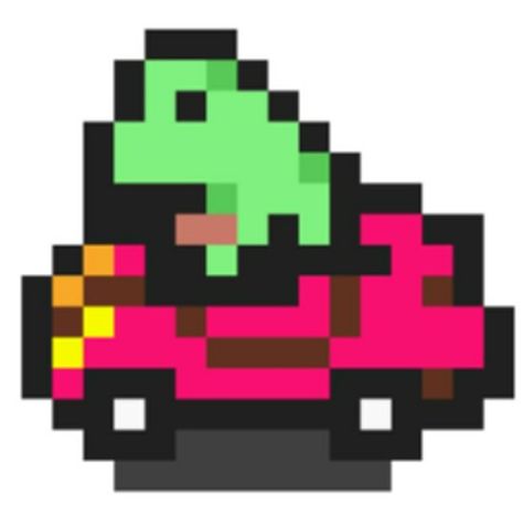 Earthbound Pixel Art, Frog In A Car, Earthbound Aesthetic, Mother Series, Mother 3, Pixel Beads, Minecraft Inspo, In A Car, Playing Video Games