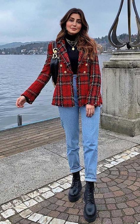 Jeans Winter, Winter Fashion Outfits Casual, Paris Outfits, Blazer Outfits, 가을 패션, Winter Fashion Outfits, Looks Vintage, Fall Winter Outfits, Outfits Casuales