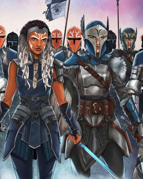 Jake Bartok on Instagram: “Sharpened your swords and grab your trebuchets it’s time for The Siege of Mandalore! Doing medieval/fantasy Star Wars I KNEW I had to…” Ahsoka Tano Human, Siege Of Mandalore, Jake Bartok, Bo Katan, Fantasy Au, Human Version, Ahsoka Tano, Free Time, Star Wars