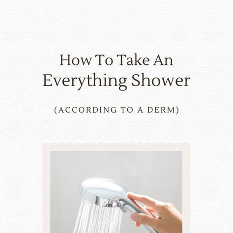 Lindsey Zubritsky, MD, FAAD on Instagram: "The right way to take an everything shower: according to a Derm! What is an everything shower? 👉it’s a ritual-like shower where you do it all: shave, exfoliate, deep condition, etc Are everything showers ok to do? 👉once a week extended or prolonged showers are likely fine, but I recommend being cautious if you have dry or eczema-prone skin How often should you take an everything shower? 👉once a week. Any more than that can dry out your skin, as Derms Body Shower, Oral Health Care, Deep Conditioner, Oral Health, Your Skin, Let Me Know, Shaving, Ritual, Let Me