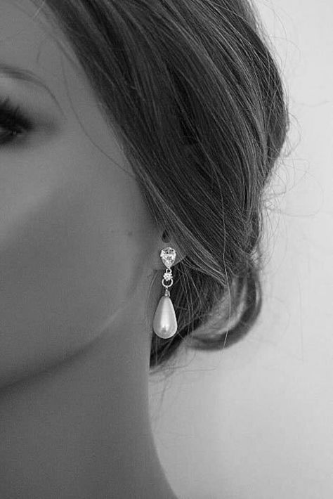 Pearl Drop Earrings Bridal, Bridal Earrings Pearl, Eco Friendly Jewelry, Bridal Pearls, Pearl Drop Earrings, Pearl Drop, Kate Middleton, Wedding Earrings, Bridal Earrings