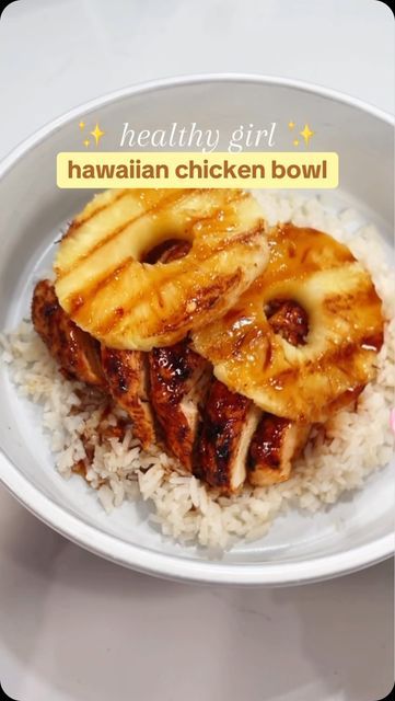 MaKayla Kim Thomas on Instagram: "Just something simple + summery for our goals 😇✨ this is good single serve or as meal prep!   Add a green veggie for extra volume if you prefer (mine were rotting in the fridge so I had to make due with what I had LOL)   Pineapple chicken teriyaki bowls are from my balanced bites cookbook 🩷   If you’re tired of guessing, ordering out, or eating the same bland meals on repeat—check out my digital cookbooks + fitness plans 👉🏼 makaylathomas . com   #mealprep #healthymeals #mealideas #highprotein #lowcarb #lunchideas #dinnerideas #easymeals #summermeals" Healthy Single Serve Meals, Pineapple Chicken Teriyaki, Heart Foods, Teriyaki Bowls, Bland Meals, Makayla Thomas, Fit Foods, Fruit Diet, Fitness Plans