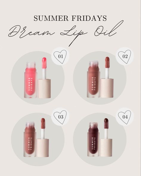 Summer Fridays Lip Oil, Best Lip Products, Summer Fridays Lip, Hydrated Lips, Pink Cloud, Lip Products, Oil Moisturizer, Lip Hydration, Summer Fridays