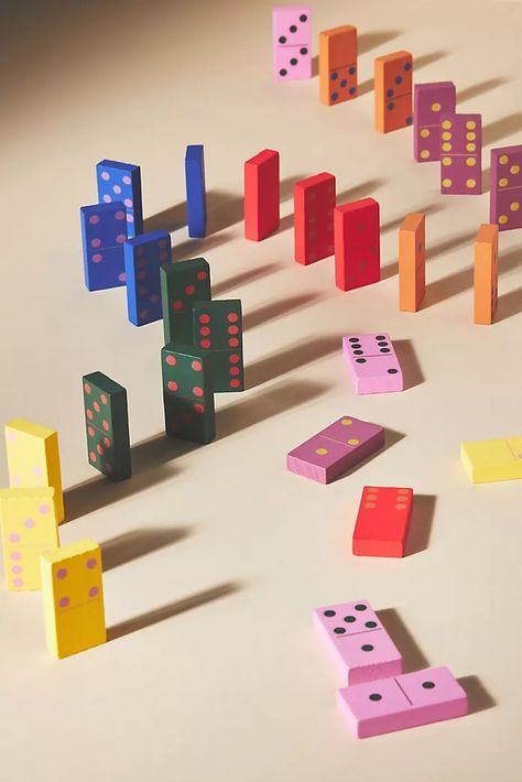 Board Game Design, Dominoes Set, Work Accessories, Clever Design, Classic Games, Game Night, West Elm, Game Design, Game Room